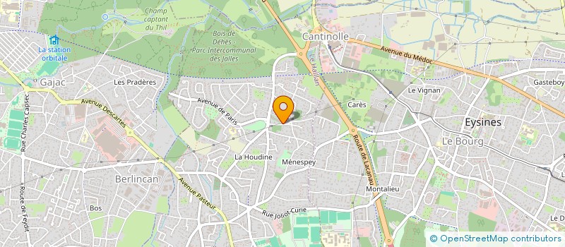 localisation de l'entreprise SCI MECONOPSIS  LE HAILLAN