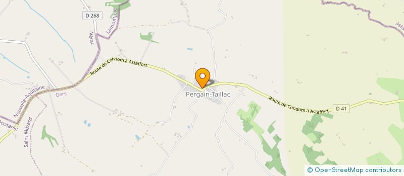 localisation de l'entreprise SCI MECS  TERRAUBE