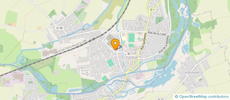 localisation de l'entreprise SCI MED à CORBIE