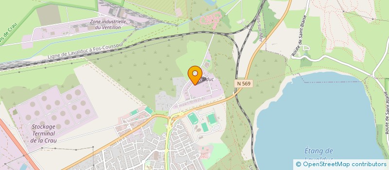 localisation de l'entreprise SCI MED  FOS-SUR-MER