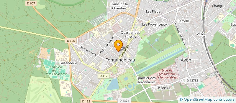 localisation de l'entreprise SCI MED  FONTAINEBLEAU