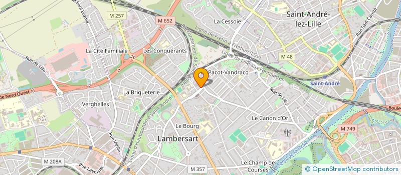 localisation de l'entreprise SCI MED AURELIA à LAMBERSART