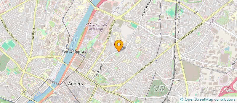 localisation de l'entreprise SCI MED-ECHO-FOCH.ANGERS à ANGERS