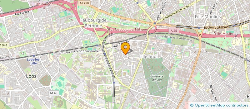 localisation de l'entreprise SCI MED LILLE SUD à LILLE