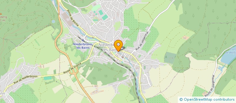 localisation de l'entreprise SCI  MED OC  NIEDERBRONN-LES-BAINS