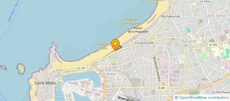 localisation de l'entreprise SCI MED ROC  SAINT-MALO