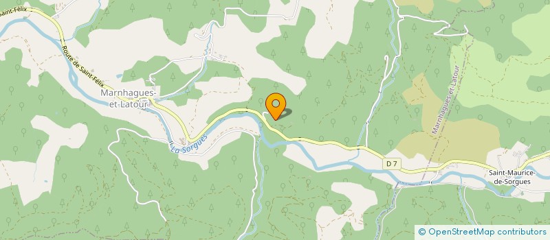 localisation de l'entreprise SCI MEDAILLES  MARNHAGUES-ET-LATOUR