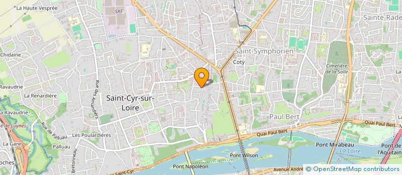 localisation de l'entreprise SCI MEDAR à SAINT-CYR-SUR-LOIRE