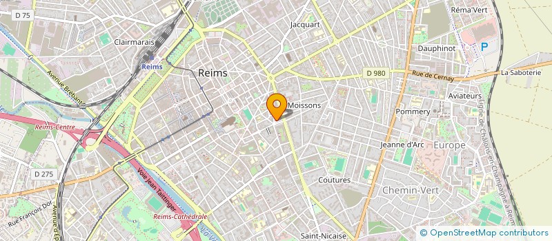 localisation de l'entreprise SCI MEDARD IMMOBILIER  REIMS