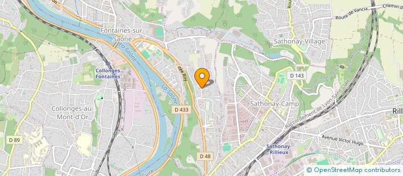 localisation de l'entreprise SCI MEDARUS  LYON