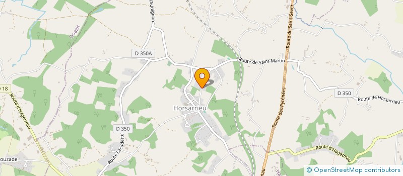 localisation de l'entreprise SCI MEDAU  HORSARRIEU