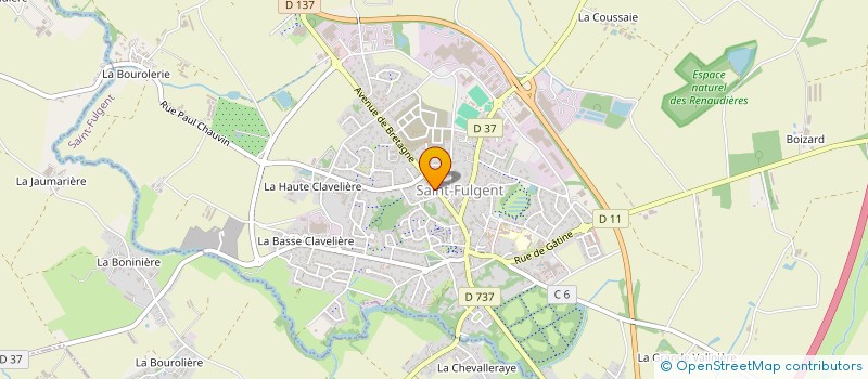 localisation de l'entreprise SCI MEDCOFAM  SAINT-FULGENT