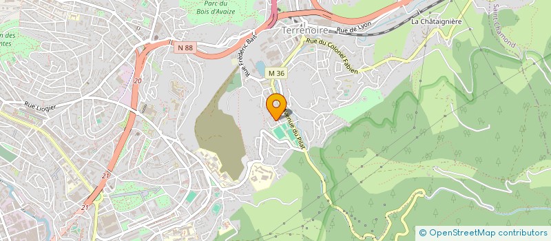 localisation de l'entreprise SCI MEDDOUR BENOSMANE  SAINT-ETIENNE