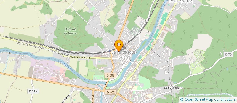 localisation de l'entreprise SCI MEDDY  LA FERTE-SOUS-JOUARRE