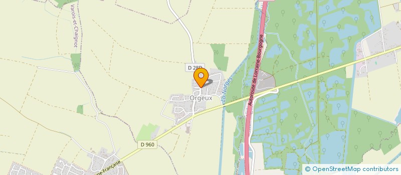 localisation de l'entreprise SCI MEDEAU  ORGEUX