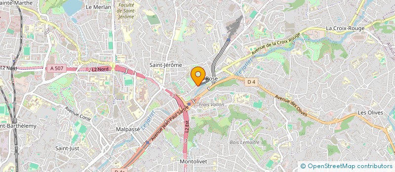 localisation de l'entreprise SCI MEDECINE 126 à MARSEILLE