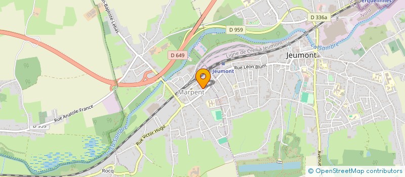 localisation de l'entreprise SCI MEDECINS ASSOCIES DE MARPENT  MARPENT