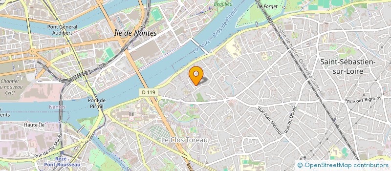 localisation de l'entreprise SCI MEDECINS DU BIGNON à SAINT-SEBASTIEN-SUR-LOIRE