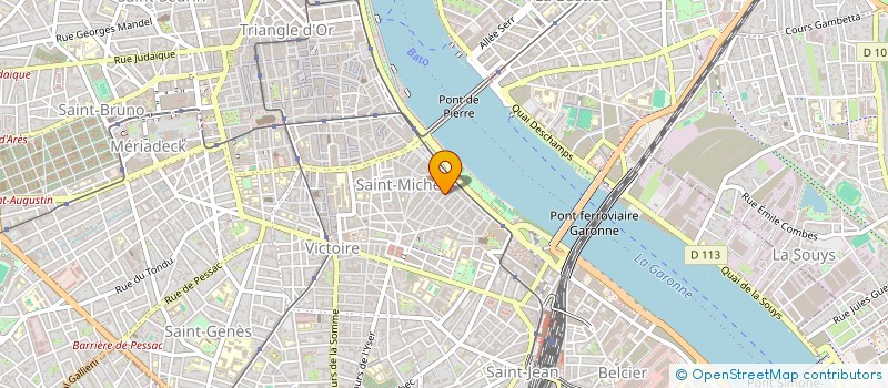 localisation de l'entreprise SCI MEDEE  BORDEAUX