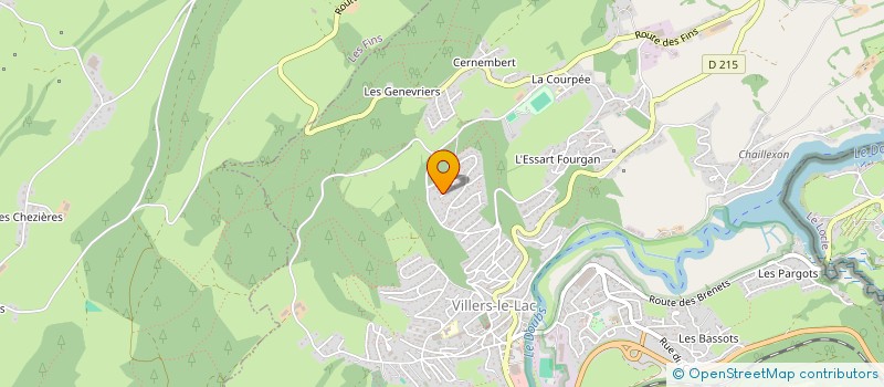 localisation de l'entreprise SCI MEDEIROS-LEROY FORTE  VILLERS-LE-LAC