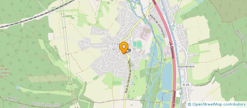 localisation de l'entreprise SCI MEDELI à CHATENOIS-LES-FORGES