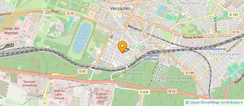 localisation de l'entreprise SCI MEDERIC à VERSAILLES