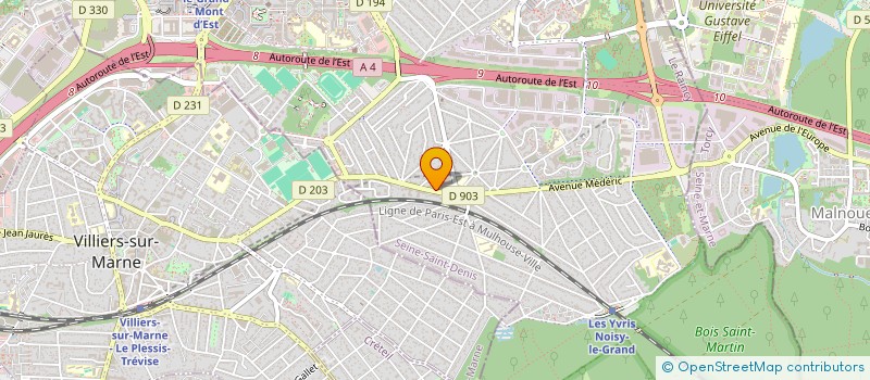 localisation de l'entreprise SCI MEDERIC 63  NOISY-LE-GRAND