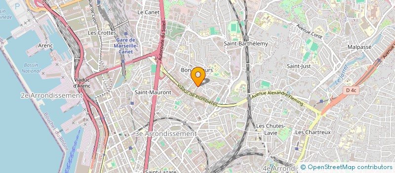 localisation de l'entreprise SCI MEDERREG à MARSEILLE