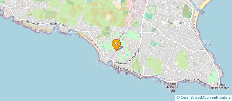 localisation de l'entreprise SCI MEDES  LE POULIGUEN