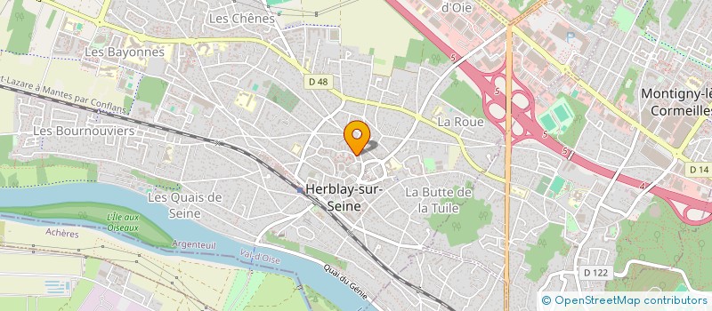 localisation de l'entreprise SCI MEDES  HERBLAY-SUR-SEINE