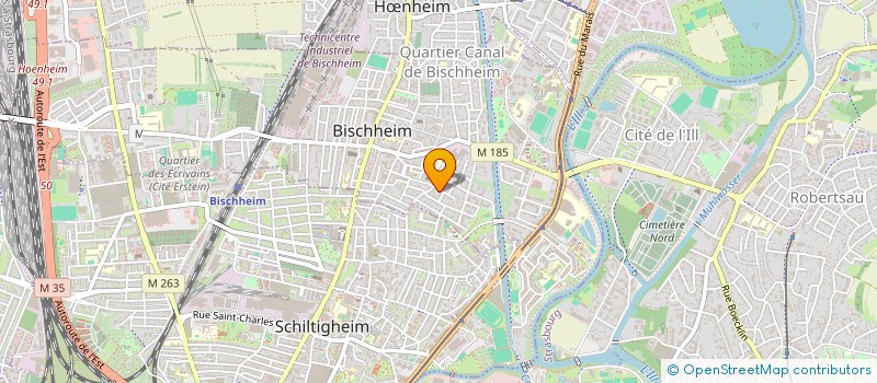 localisation de l'entreprise SCI MEDESSENTIEL  BISCHHEIM