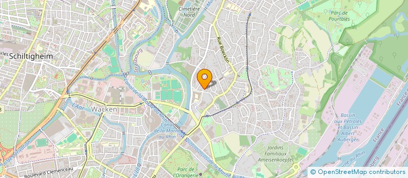 localisation de l'entreprise SCI MEDEXPERT  STRASBOURG