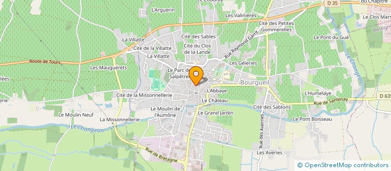 localisation de l'entreprise SCI MEDGE à BOURGUEIL