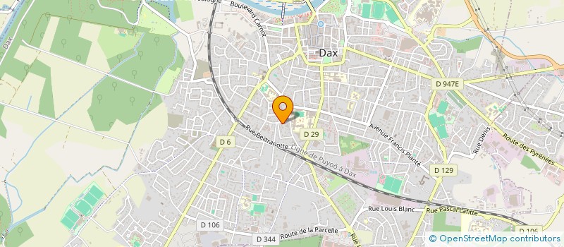 localisation de l'entreprise SCI MEDI CHARMILLES à DAX