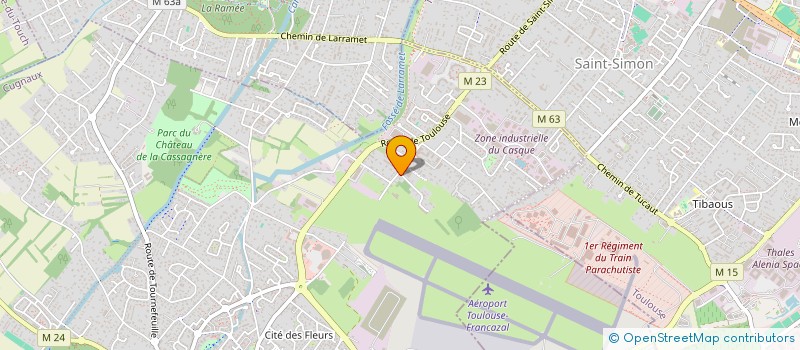 localisation de l'entreprise SCI MEDI'DOC  CUGNAUX