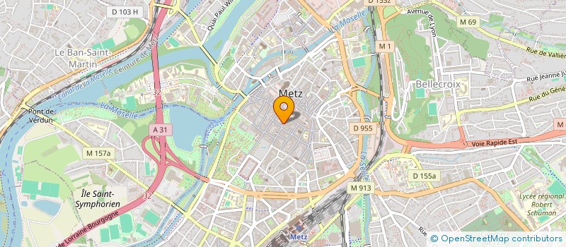 localisation de l'entreprise SCI MEDI SERP  METZ