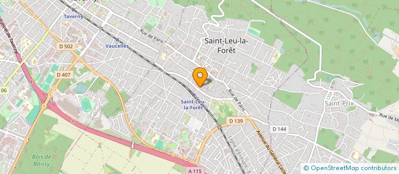 localisation de l'entreprise SCI MEDI ST LEU  SAINT-LEU-LA-FORET