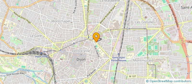 localisation de l'entreprise SCI MEDI THIERS à DIJON