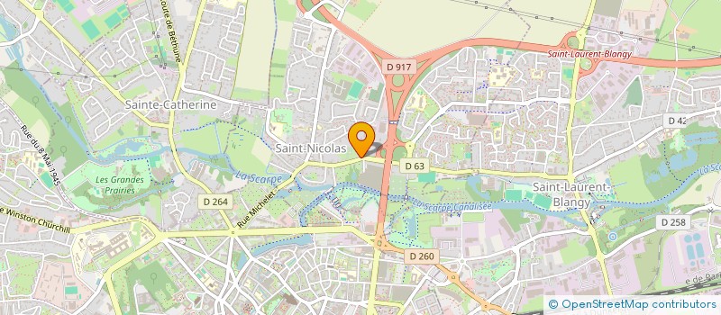 localisation de l'entreprise SCI MEDIA  SAINT-NICOLAS