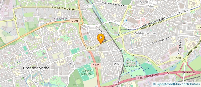 localisation de l'entreprise SCI MEDIAFIX à DUNKERQUE