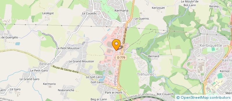 localisation de l'entreprise SCI MEDIAFORI  PLESCOP