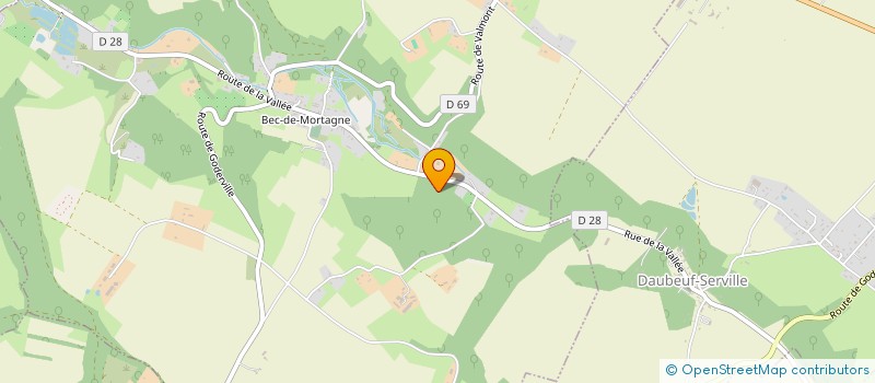 localisation de l'entreprise SCI MEDIALOFT  BEC-DE-MORTAGNE