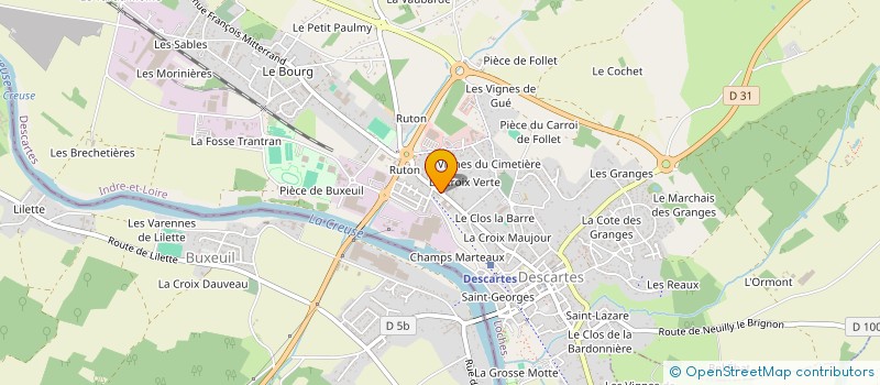 localisation de l'entreprise SCI MEDIANE  DESCARTES