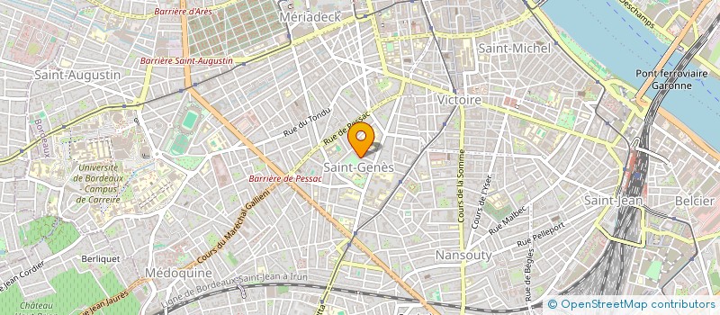 localisation de l'entreprise SCI MEDIANE  BORDEAUX