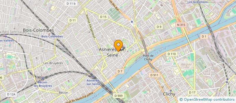 localisation de l'entreprise SCI MEDIASN à ASNIERES-SUR-SEINE