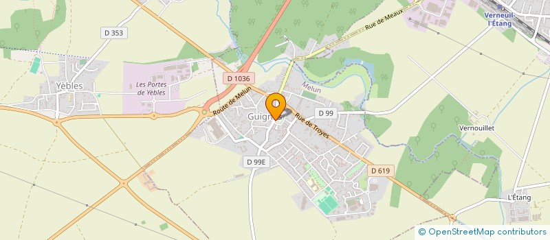 localisation de l'entreprise SCI MEDIC à GUIGNES
