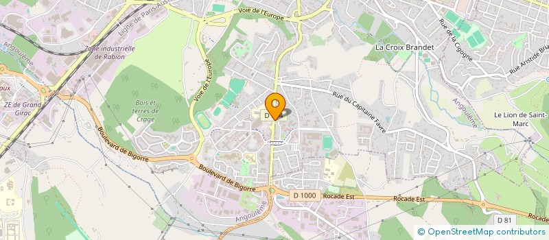 localisation de l'entreprise SCI MEDIC à ANGOULEME