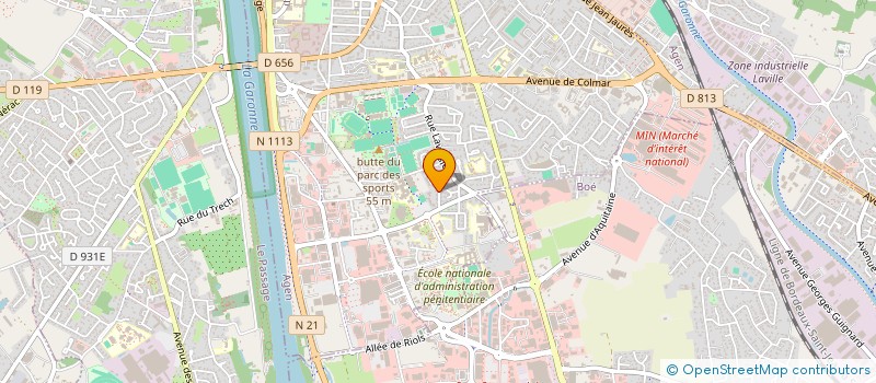 localisation de l'entreprise SCI MEDIC  AGEN