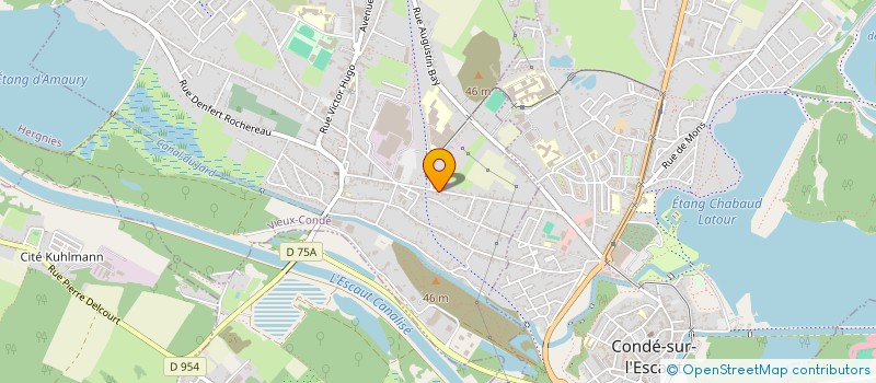 localisation de l'entreprise SCI MEDICA  VIEUX-CONDE