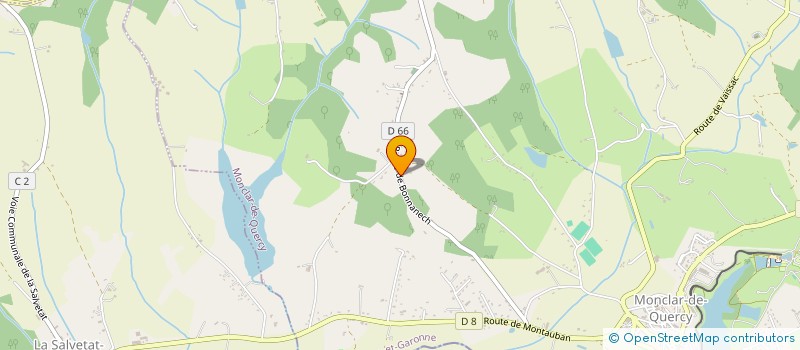 localisation de l'entreprise SCI MEDICA  MONCLAR-DE-QUERCY